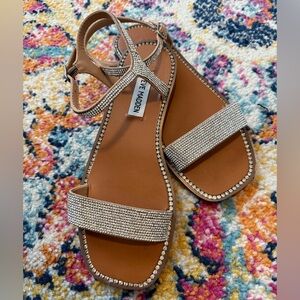 Steve Madden Nisha-R Rhinestone Sandals